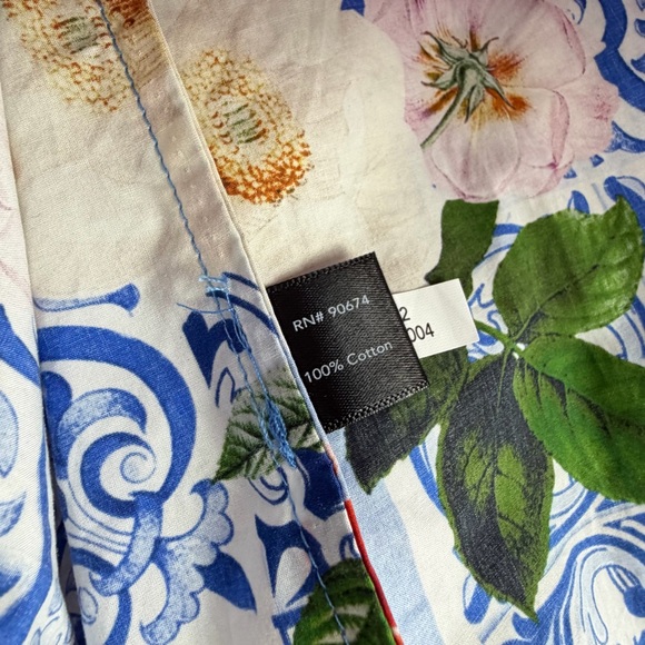 Boston Proper Floral Flowy Tiered Midi Skirt Size XS - Picture 7 of 9